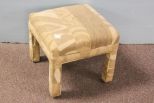 Fabric Square Stool