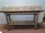 Distressed Wood Table