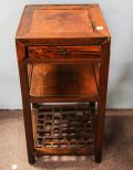 Walnut One Drawer Stand