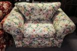 Overstuffed Flower Chair 