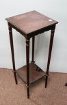 Square Mahogany Fern Stand