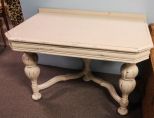 White Distressed Painted Table
