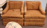 Pair of Upholstered Arm Chairs