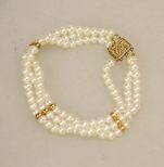 14K Gold and Pearl Bracelets