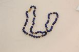 14K Gold and Lapis Lazuli Necklace