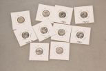 Ten Silver Eisenhower Dimes