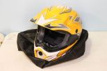 Yellow Motorcycle Helmet