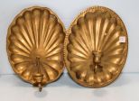 Pair of Brass Sconces