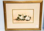 Watercolor of Magnolias