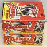 Two Boxes of Bubblegum Cards