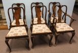 Six Walnut Queen Anne Chairs