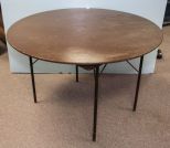 Round Pine Table