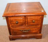 Modern Two Drawer Nightstand