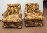 Pair of Upholstered Arm Chairs 