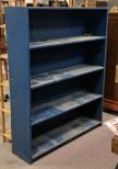 Blue Open Front Bookcase