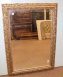 Beveled Mirror in Carved Frame 