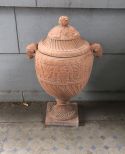 Concrete Urn with Lid