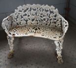 White Iron Bench