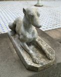 Concrete Dog Statue