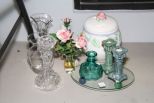 Candlesticks, Vases & Cookie Jar