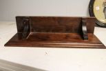 Walnut Clock Shelf