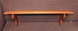 Cedar Clock Shelf