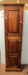 Pine Two Door Cabinet with Shelves