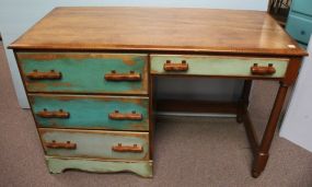 Shabby Chic Four Drawer Desk