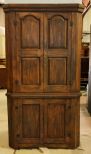 19th Century Pine Corner Cabinet