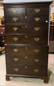 19th Century Chippendale Style Chest on Chest