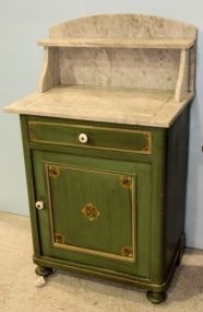 Painted Primitive Side Table