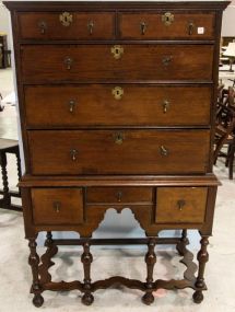 Jacobean Style 19th Century Oak Chest