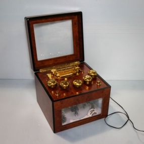 Gold Abel Collection Mr. Christmas Electric Music Box