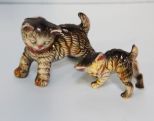 Two Porcelain Cats