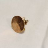 14K Yellow Gold Tray Charm