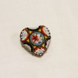 Micro Mosaic Heart Shaped Pin