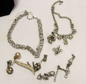 Mixed Rhinestone Jewelry Lot