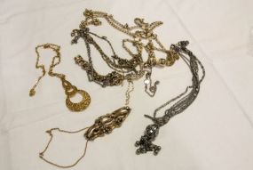 Costume Linked Chain Jewelry Mixed Lot