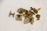 Mixed Lot of Gold Tone Cuff Links