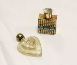 Two Small Vintage Perfume Bottles