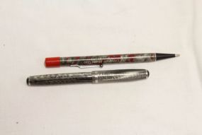 Esterbrook Lever Fill Fountain Pen and Eversharp Pencil