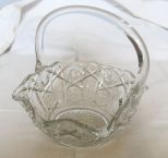 Pressed Glass Basket
