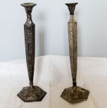 Pair of Ornate Candlesticks 