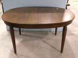 Oval Walnut Table