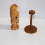 Wood Wig Stands