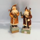 Two Christmas Santas 