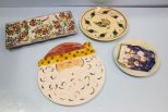 Ceramic Plates, Trays & Santa
