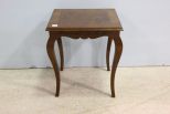 Small Burl Walnut Table