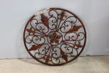Decorative Iron Round Wall Piece 