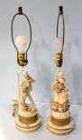 Pair of Figural Lamps